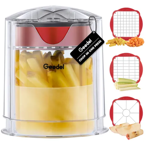 French Fry Cutter, Potato Cutter Fruits Cutter, Apple Slicer Corer,Vegetable chopper suitable for cucumbers zucchinis carrots