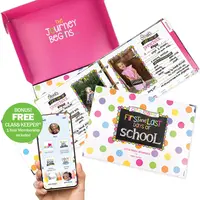Class Keeper® School Days Memory Book + BONUS App Membership | Simple & Stylish Keepsake Album | (2) Styles