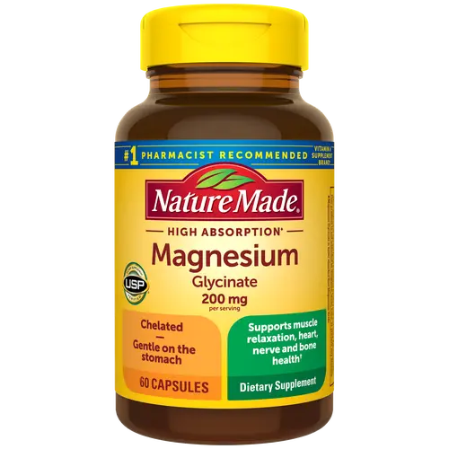 High Absorption Magnesium Glycinate Capsules 200 mg