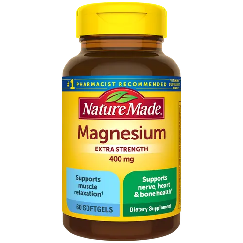 Magnesium Extra Strength 400 mg Softgels
