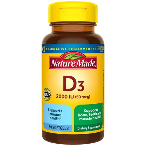 Vitamin D3 2000 IU (50 mcg) Softgels