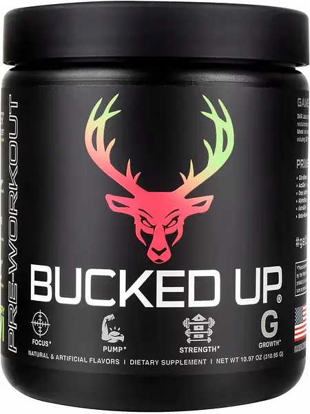 Bucked Up Pre Workout Supplement 30 Servings Fitness Edible Healthcare Dietary