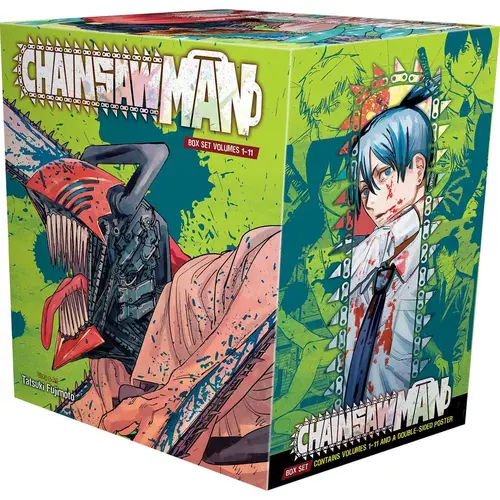 Chainsaw Man Box Set: Includes Volumes 1-11 -- Tatsuki Fujimoto - Paperback
