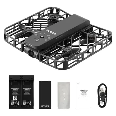 HOVERAir X1 Pocket-Sized Self-Flying Camera Lightweight Quadcopter with 5 Pre-Programmed Flights Foldable Design 125g Portable Electronic Handbag Mechanical Recording Drone