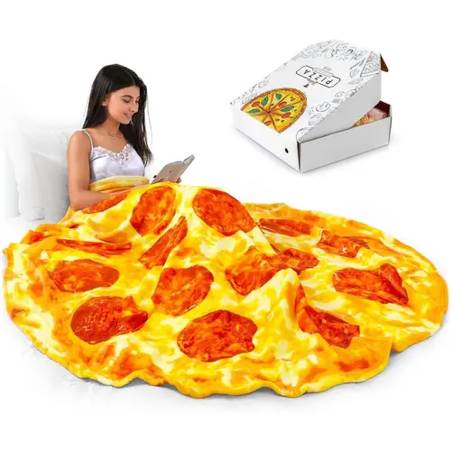 Zulay Kitchen Cozy Throw Blanket for Lounging with Gift Box