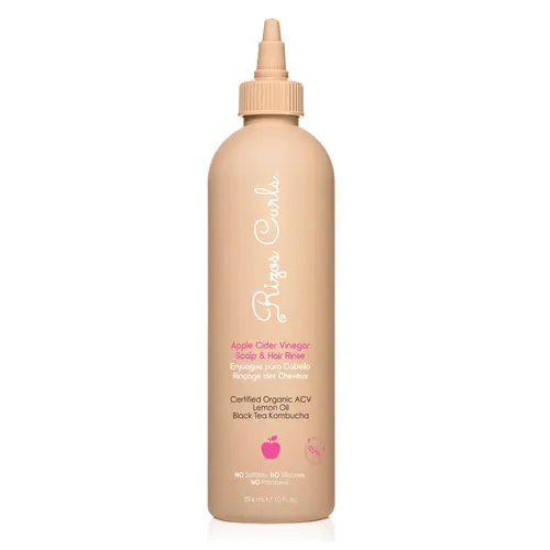 Rizos Curls Apple Cider Vinegar Scalp & Hair Rinse - Cleansing Shampoo with Niacinamide for Nourishing and Haircare Benefits