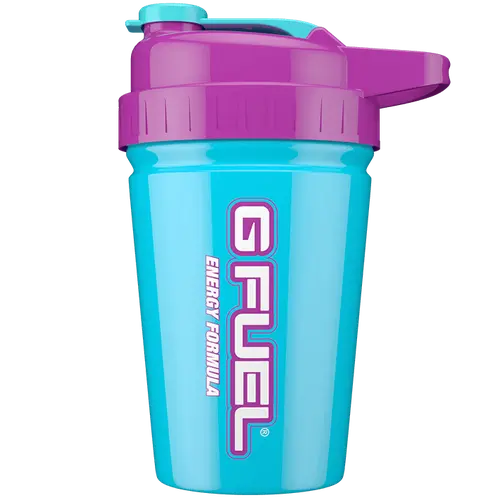 G FUEL Portable Reusable 16 oz Drinkware - Plastic-Stainless Shaker Cup Water Bottle
