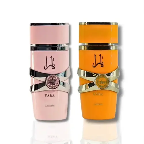 Oudlash Bundle | Lattafa |  Yara Pink + Yara Tous | Womens Fragrance | 100ML - 3.4 |  Eau de Parfum | Heliotrope, orchid, tangerine