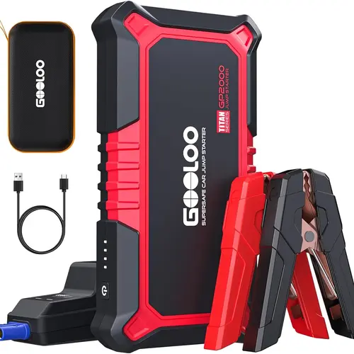 GOOLOO Jump Starter Battery Pack 1500A —2000A Water-Resistant Multi-Function Power Boost for Up to 8.0L Gas or 6.0L Diesel Engines. fathersdaygift