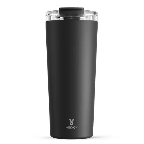 MEOKY 24 oz Stainless Steel Insulated Travel Coffee Mug - Leak-proof Lid, Explosion-proof Solid Flask, Insulated Water Bottle, Keeps Hot 8 Hrs or Cold 24 Hrs, Car Cup Holder Fit (Night)#backtoschool#backtoschoolseason