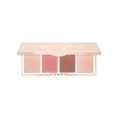 Refocus AfterGlow Palette Talc-Free Face Palette | Bronzer, Highlighter, Blush