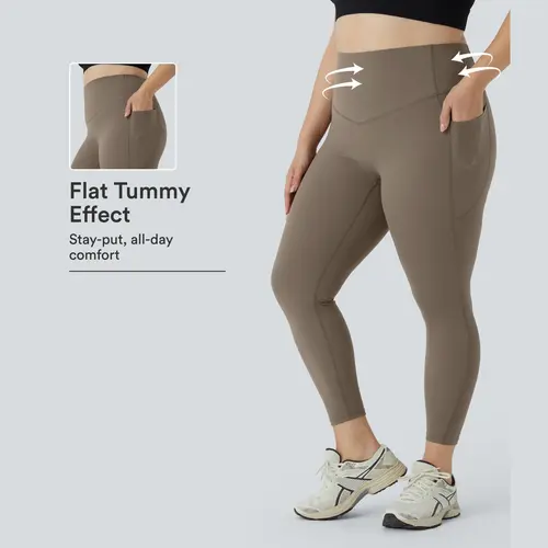 Halara UltraSculpt High Waisted Tummy Control Pocket Shaping Training Plus Size Leggings #BackToSchool