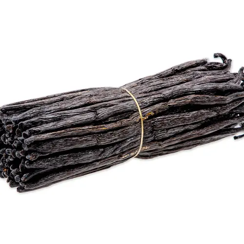Slofoodgroup Madagascar Vanilla Beans Grade B for Extract Making Sweet Aromatic Dark Brown Pods 4.75-5.5 Inches Long Seasoning Spice Flavor