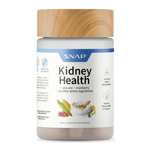 Snap Supplements - Kidney Health Support - Natural Kidney Cleanse Detox & Repair Formula - 15+ Active Ingredients