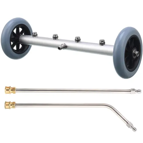RIDGE WASHER Pressure Washer Undercarriage Cleaner, 16 Inch Undercarriage Washer, Hydraulic Powered Under Car Cleaner with Straight Extension Wand, 4000 PSI, DealsForYouDays, Pressure Washer Accessories, High Pressure Washer