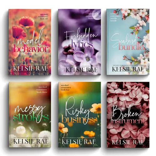 Wrecked Roommates Complete 6-Book Paperback Bundle by Kelsie Rae – Steamy Rockstar Romance Fiction, Roommates & Forbidden Love