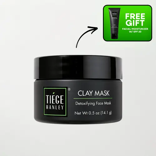 Tiege Hanley Detox Clay Mask w/ Charcoal + Kaolin - Deep Pore Cleanse + Oil Control (2 oz)