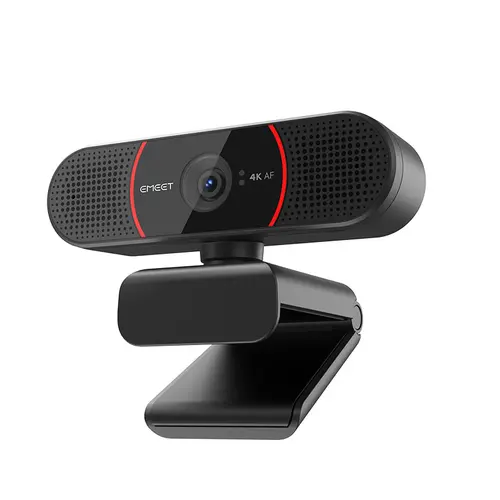 EMEET C960 4K Webcam for PC, 4K UHD Sensor, gaming for Switch 2 camera, Auto Focus, Dual AI Noise Cancelling Mics, Auto Light Correction, 66° FOV, Plug&Play Webcam with Privacy Cover, Works with Zoom/Teams/Skype/Google, TikTokShopBlackFriday, SummerVibes,