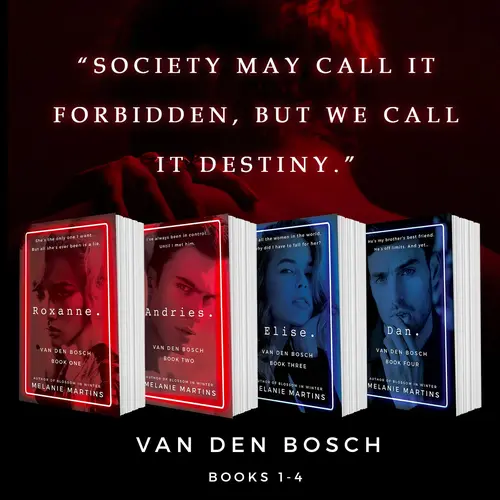 Van den Bosch: Books 1, 2, 3, and 4 + 2 bookmarks - Bestselling Forbidden Romance Series