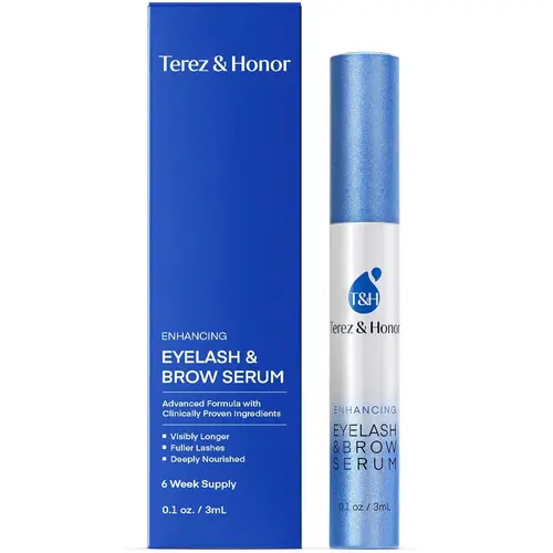 TEREZ & HONOR Advanced Lash Serum for Growth, Brow & Lash Duo Enhancer for Thicker, Longer Eyelashes and Eyebrows, Lash Serum Growth