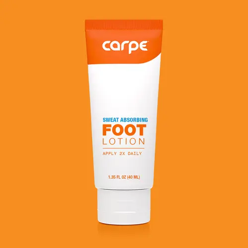 Carpe Sweat Absorbing Foot Lotion - Fight Foot Sweat and Odor - Dermatologist Tested - Prevent Blisters on Feet - Foot Odor Eliminator