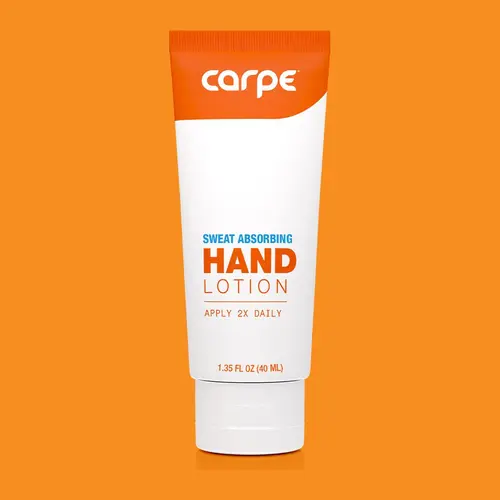 Carpe Sweat Absorbing Hand Lotion for Sweaty, Clammy Hands - Improve Grip and Fight Sweaty, Slippery Handshakes - Dermatologist Tested