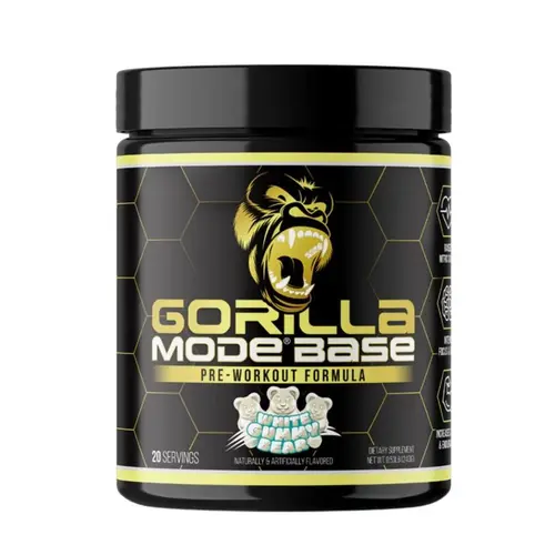 Gorilla Mind Base Pre-Workout Dietary Supplement - Intense Focus, Boosted Energy, Nitric Oxide Support, Endurance Enhancement (2 Servings) - Fitness, Gym & Workout Supplement
