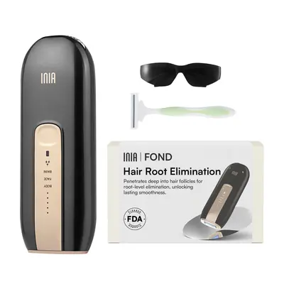 INIA HAUTE Pro Sapphire Ice-Cooling IPL Hair Removal Device, Hair Root Elimination, 16.5J Energy, Unlimited Flashes, FDA Cleared, 2-Year Warranty, for Women and Men,Best Valentine's Day Gift for Her