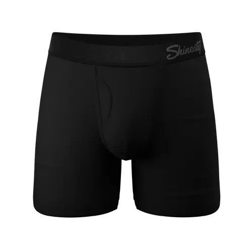 The Threat Level Midnight | Shinesty Black Ball Hammock® Pouch Underwear With Fly