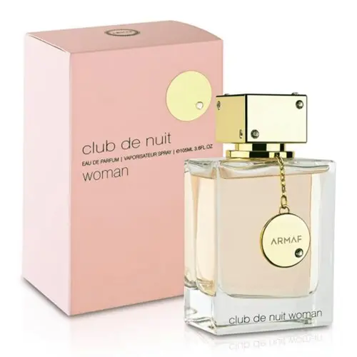 Women's ARMAF Club de Nuit Eau de Parfum - Fruity Floral Fragrance with Vanilla Musk Dry, Vetiver Grounding Notes, 3.6 Oz/105 ml, Single Item