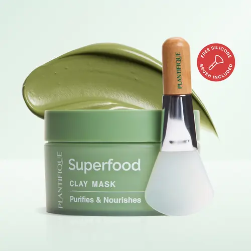[PLANTIFIQUE Official Shop] Korean Green Tea Clay Mask - Gentle Cleansing Detox Mud for Acne, Blackheads, Oily Skin, Pores, Brightening, Aloe Repair, Moisture & Nourishing Benefits