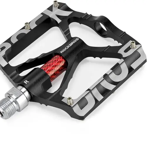 ROCKBROS Mountain Bike Pedals MTB Pedals CNC Non-Slip Lightweight Aluminum Alloy Bicycle Pedals Sealed Bearings Bicycle Platform Pedals 9/16" BMX Road Bike Pedal