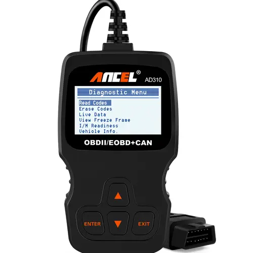 ANCEL AD310 OBD2 Scanner Car Engine Fault Code Reader No Charging Cable Needed Vehicle Safety Diagnostics,car accessories toolupgrade
