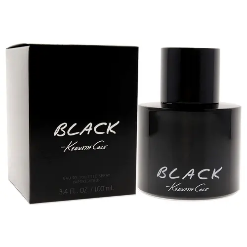 Kenneth Cole Black Eau de Toilette Spray Cologne for Men, 3.4 Fl. Oz, Single Item