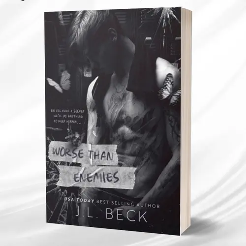 J.L. Beck Worse Than Enemies: Spicy Dark Romance Stepbrother Bully Bookseries with Dark Academia Vibe, Spicy Suspenseful Scenes, Secrets That Burn, Softcover, Fans of Enemies to Lovers Fiction Novel with Happily Ever After