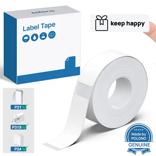 Genuine P24/P31S/P21 Label Printer Tape.(14X30mm 0.59"x1.18"-14x40mm 0.59"x1.57"), Adapted Label Print Paper, 180 Tapes/Roll,back to school,back to school haul