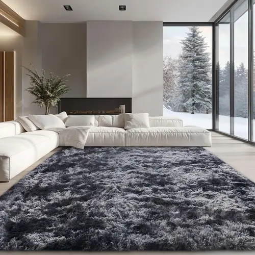 Large Shaggy 8' x 10' Area Rug, Tie Dye Soft Plush Rugs For Living Room,  NonSlip Fluffy Rug For Kids Room Home Decor,Plush Floor Carpet Springtok, Fluffy Bedroom Rug, Bedrooms, Girls' Rooms