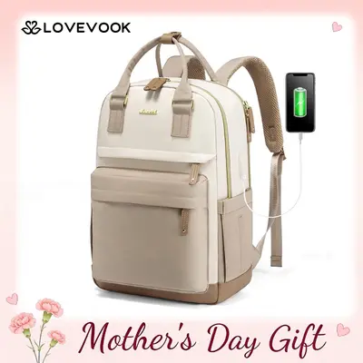 LOVEVOOK Laptop Backpack with USB Port, Backpack Purses for Women, Ideal Travel Backpacks for College, Work, Nursing, Travel, School Backpack, and Personal Item DealsForYouDays