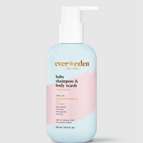 Evereden – Baby Shampoo & Body Wash | Gentle Head-to-Toe Cleanser | For Newborns & Sensitive Skin