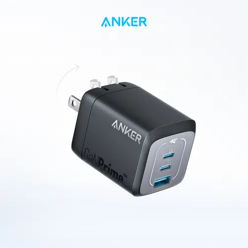 Anker Prime 67W USB-C Charger, 3-Port Compact PPS with GaN, For MacBook, Pixelbook, iPad, iPhone 15 Pro, Apple Watch, and More sohochic
