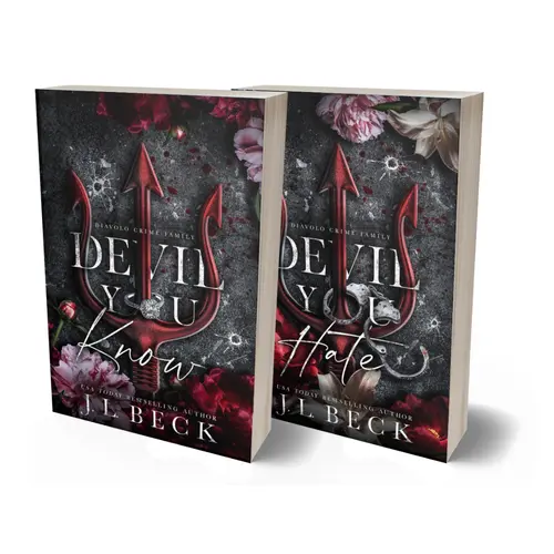 Dark Mafia Romance Duet: Devil You Hate & Devil You Know - J.L. Beck Trade Paperback Collection, Enemies to Lovers English Book for Fans of J.L. Beck, Continuation Story, Continuation Of Devil You Hate
