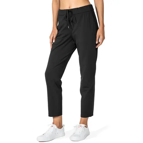 G GRADUAL Women's 7/8 Soft Stretch Ankle Trackpants - Deep Pockets, Lightweight, Flattering Athletic Trousers with Sporty Chic Vibe, Comfy Joggers for Everyday Active Fitness Training, Sports Bottoms Activewear