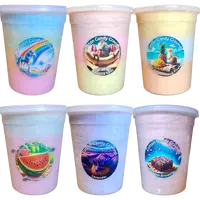 Tubs of Cotton Candy