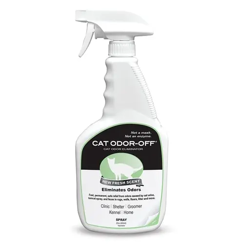 Cat Odor Off - Cat Spray Odor Eliminator - Original or Fresh Scent Pet Odor Remover for Home - Pet Urine Odor Eliminator Spray, 22oz