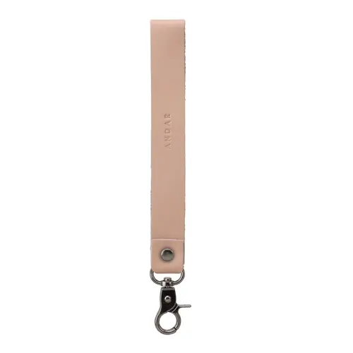 Andar Men's Durable Full-Grain Leather Adjustable Smartphone Strap - Premium Keychain Accessory with Clip, Wallet Lanyard, Classic Look, Ages Beautifully, Daily Carry for Cellphone/Mobile Use, Cognac Tan Fashion Accessories