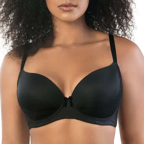 PARFAIT Casey 2801 Womenswear Full-busted Sexy Lace Trim  Plunge Wired Lightweight Foam Padded Seamless Comfortable Everyday T-shirt Bra