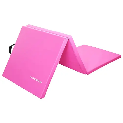 BalanceFrom Fitness GoGym 6ft x 2ft Folding 3-Panel Exercise Gym Mat