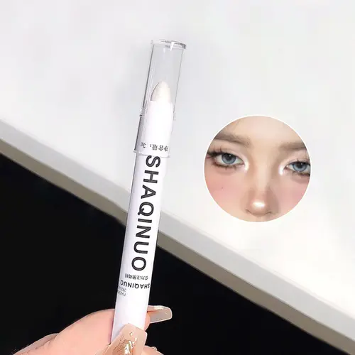 Long-Lasting Matte Shimmer Highlighter Pen, Glitter Eye Brightener and Eyeshadow/Eyeliner Stick, Glow Seeker Highlighter Pen, Glowy Makeup