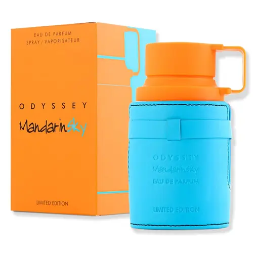 Armaf Odyssey Mandarin Sky Limited Edition EDP Spray - Luxury-Inspired Men's Aromatic Citrus & Caramel Woody Cologne, 3.4 fl oz, Long-Lasting Signature Scent, Gifts for Him, Boyfriend Gifts for Adults, Beauty Products, Fragrances