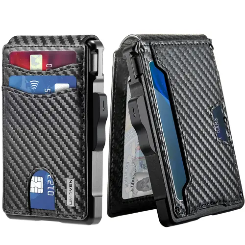 umoven Wallet for Men - Minimalist Bifold Wallet with RFID Protection